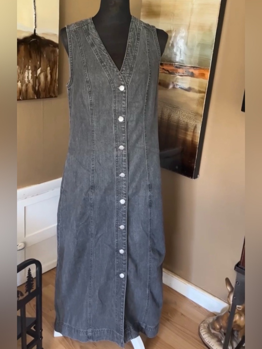 Universal Thread Charcoal Denim Dress